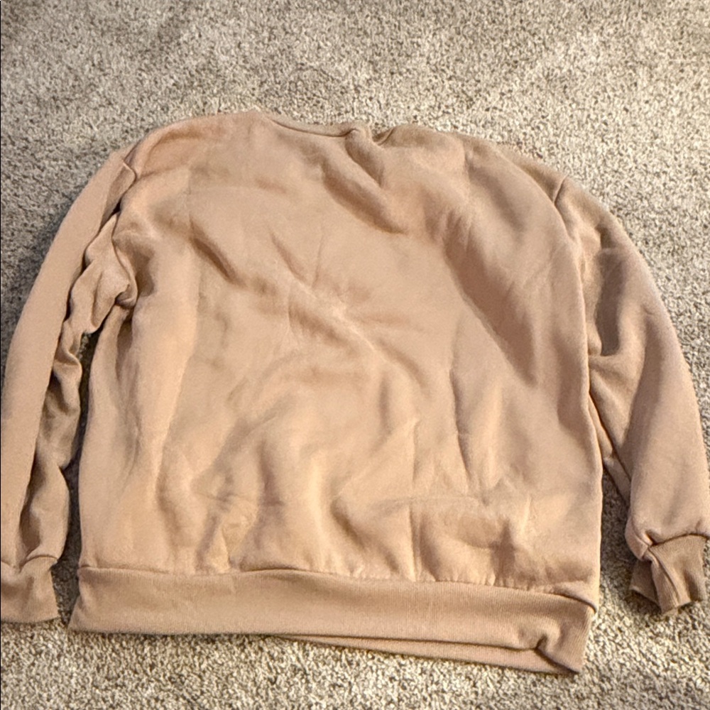 SHEIN Tan 'Wife Life' Crew Neck Sweater - Picture 10 of 10